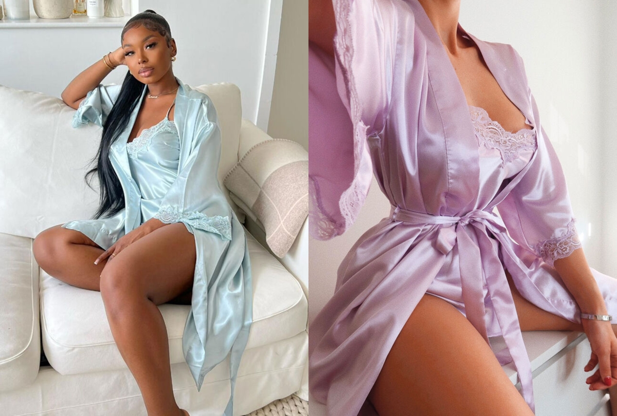 Marnie Satin and Lace Robes